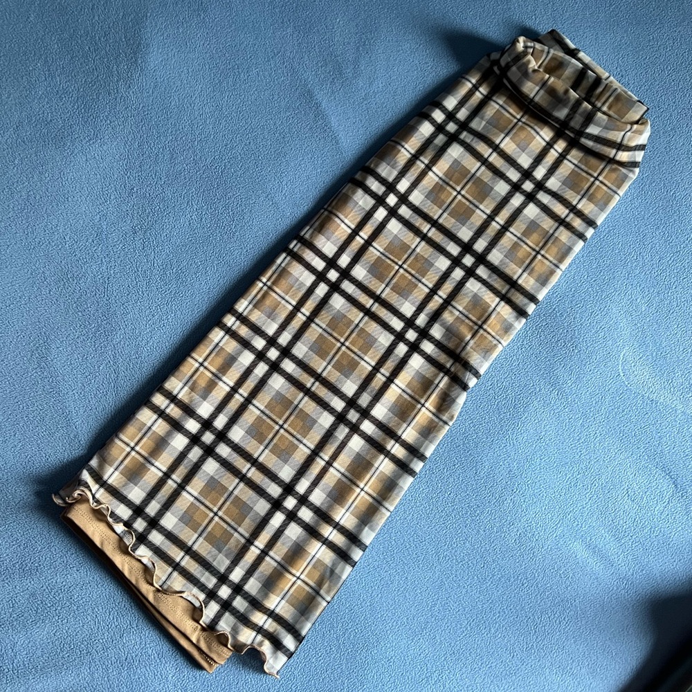 Plaid Patterned Skirt